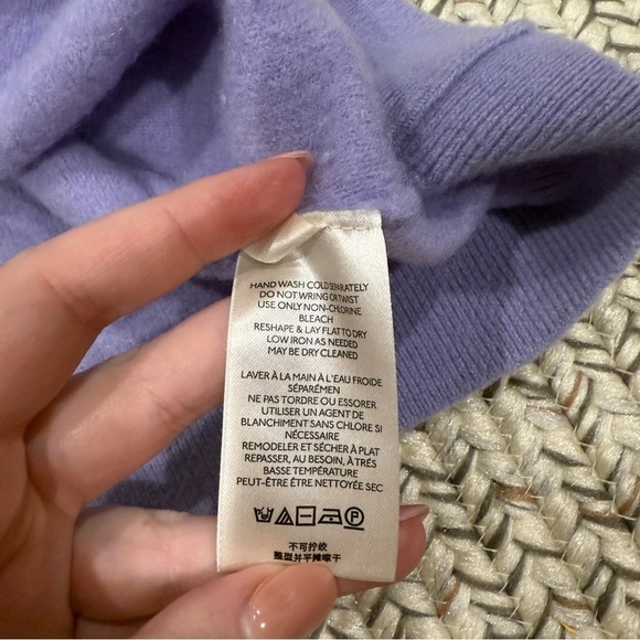 Free People Purple Pure Cashmere Ottoman Tunic - Picture 11 of 14